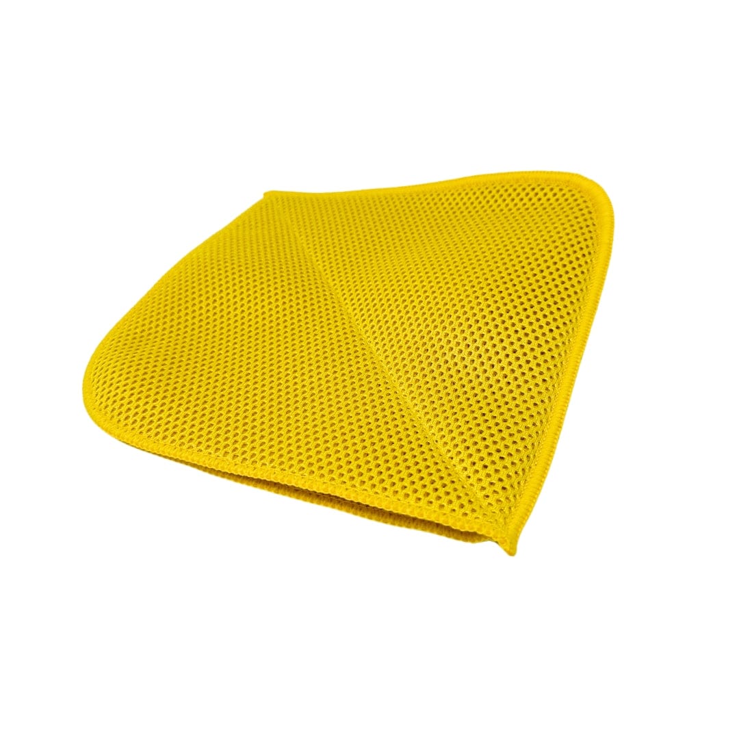 [Bug/Decon Flip] Bug & Decontamination Microfiber Mesh Scrubbing Towel  8x8 Gold - 3 Pack
