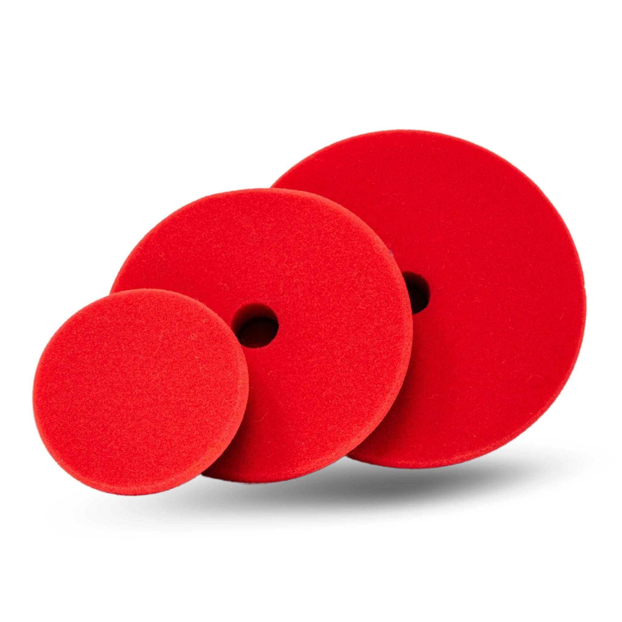SONAX Red Hard Polishing Pad - 160mm Heavy Duty Paint Correction Pad For Automotive Detailing