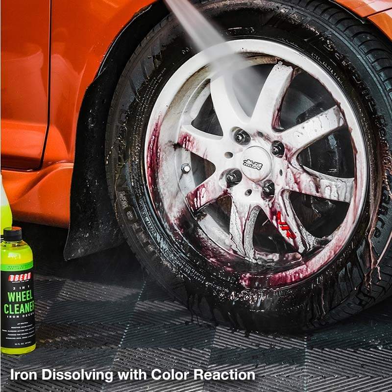 nsx mugen mf10 wheel cleaner with iron remover Oberk 2 in 1 wheel cleaner Honda Fit